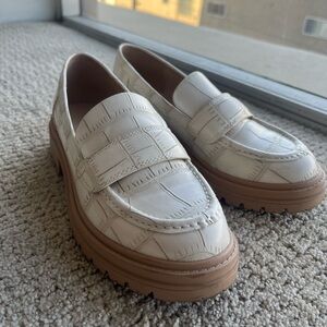 Coutgo women’s platform loafers size 7